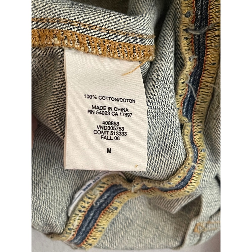 Gap 1969 Denim Trucker Jacket Women's Jean Jacket Vintage 2006 Cotton Size M - Picture 5 of 11